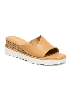 New ⌛ Franco Sarto L-Chazz Camel Slides ✨ -Franco Sarto Sales Belk 1094