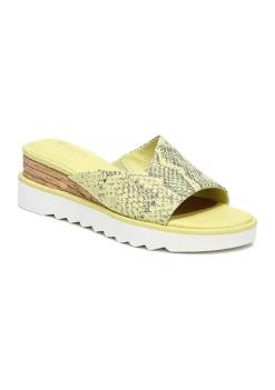 Best deal ๐ฏ Franco Sarto L-Chazz Citron Slides ๐