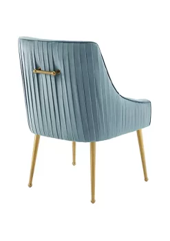 Buy ✔️ Modway Discern Pleated Back Upholstered Performance Velvet Dining Chair - Light Blue EEI-3509-LBU 😀 -Franco Sarto Sales Belk 1549