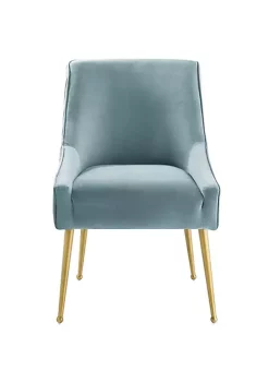 Buy ✔️ Modway Discern Pleated Back Upholstered Performance Velvet Dining Chair - Light Blue EEI-3509-LBU 😀 -Franco Sarto Sales Belk 1550