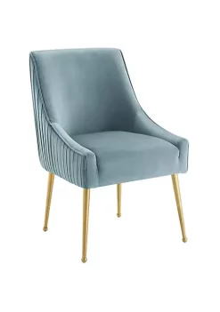 Buy ✔️ Modway Discern Pleated Back Upholstered Performance Velvet Dining Chair - Light Blue EEI-3509-LBU 😀 -Franco Sarto Sales Belk 1551