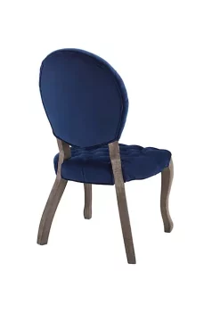 Top 10 👏 Modway Exhibit French Vintage Dining Performance Velvet Side Chair - Navy EEI-3365-NAV 😍 -Franco Sarto Sales Belk 1620