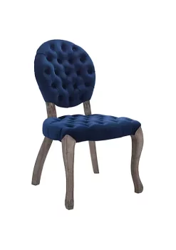 Top 10 👏 Modway Exhibit French Vintage Dining Performance Velvet Side Chair - Navy EEI-3365-NAV 😍 -Franco Sarto Sales Belk 1622
