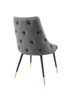 Deals 💯 Modway Adorn Tufted Performance Velvet Dining Side Chair - Gray EEI-3907-GRY 🎉 -Franco Sarto Sales Belk 1640