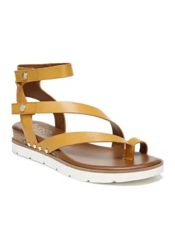 Hot Sale 🛒 Franco Sarto L-Daven Goldenrod Strappy 🩴 Sandals 🥰 -Franco Sarto Sales Belk 167