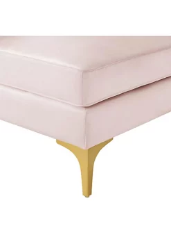 Outlet 👏 Modway Triumph Channel Tufted Performance Velvet Sectional Sofa Corner Chair - Pink EEI-3983-PNK 🔔 -Franco Sarto Sales Belk 1675