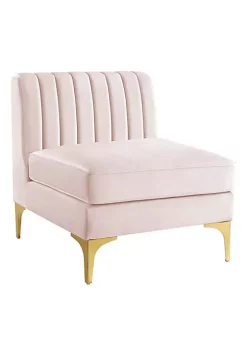 Budget ✔️ Modway Triumph Channel Tufted Performance Velvet Armless Chair - Pink EEI-3984-PNK 🎁
