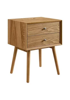 Wholesale 🛒 Modway Ember Wood Nightstand With USB Ports 👍 -Franco Sarto Sales Belk 1742
