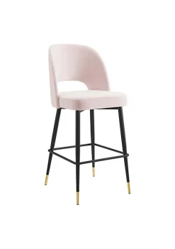 Cheap ❤️ Modway Rouse Performance Velvet Bar Stool - Pink EEI-4644-PNK 🤩