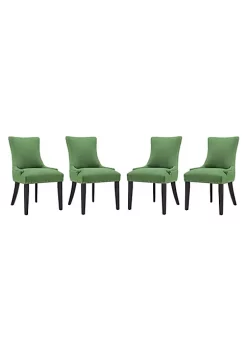 Best Pirce ⭐ Modway Marquis Dining Chair Fabric Set of 4 - Green EEI-3497-GRN 🎉 -Franco Sarto Sales Belk 1887