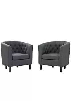 Best reviews of 🌟 Modway Prospect 2 Piece Upholstered Fabric Armchair Set ❤️