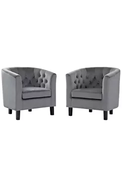 Coupon ๐ Modway Prospect 2 Piece Velvet Armchair Set ๐