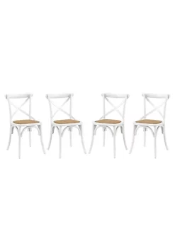 Best reviews of ๐ Modway Gear Dining Side Chair Set of 4 - White EEI-3482-WHI โค๏ธ
