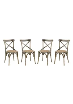 Deals ✨ Modway Gear Dining Side Chair Set of 4 - Gray EEI-3482-GRY 🌟