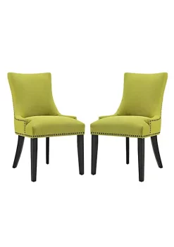 Outlet 👏 Modway Marquis Dining Side Chair Fabric Set of 2 😀