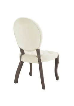 Best deal 🥰 Modway Exhibit French Vintage Dining Performance Velvet Side Chair - Ivory EEI-3365-IVO 💯 -Franco Sarto Sales Belk 2007