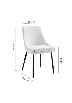 Coupon ⌛ Modway Viscount Upholstered Fabric Dining Chairs - Set of 2 - Black White EEI-3809-BLK-WHI 🎁 -Franco Sarto Sales Belk 2012