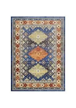 Brand new 🥰 Modway Atzi Distressed Southwestern Diamond Floral 8x10 Area Rug ⌛ -Franco Sarto Sales Belk 2034