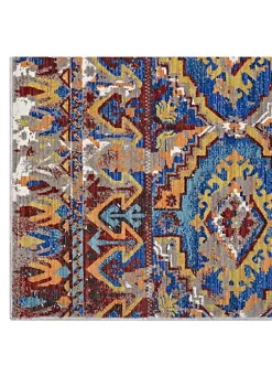 Deals 🔥 Modway Centehua Distressed Southwestern Aztec 8x10 Area Rug 🛒 -Franco Sarto Sales Belk 2042