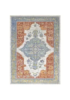 Best Pirce ✨ Modway Citlali Distressed Southwestern Aztec 8x10 Area Rug 🤩 -Franco Sarto Sales Belk 2049