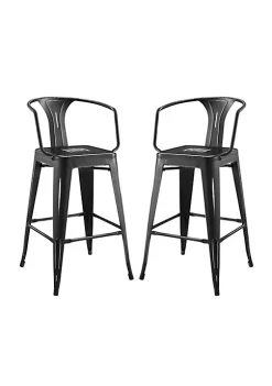 Outlet ๐ Modway Promenade Bar Stool Set of 2 - Black EEI-3952-BLK ๐งจ