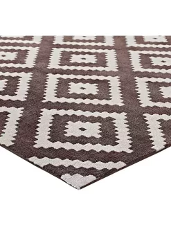Wholesale 😍 Modway Alika Abstract Diamond Trellis 8x10 Area Rug ⌛ -Franco Sarto Sales Belk 2077