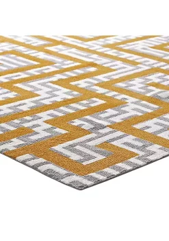 Promo 🤩 Modway Nahia Geometric Maze 8x10 Area Rug ⭐ -Franco Sarto Sales Belk 2162