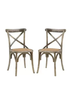Best Sale 🔔 Modway Gear Dining Side Chair Set of 2 - Gray EEI-3481-GRY ✨ -Franco Sarto Sales Belk 2169