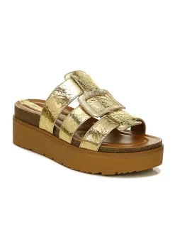 Outlet ⌛ Franco Sarto Patricia Adjustable Slide 🩴 Sandals 😉 -Franco Sarto Sales Belk 217