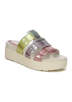 Outlet ⌛ Franco Sarto Patricia Adjustable Slide 🩴 Sandals 😉 -Franco Sarto Sales Belk 218