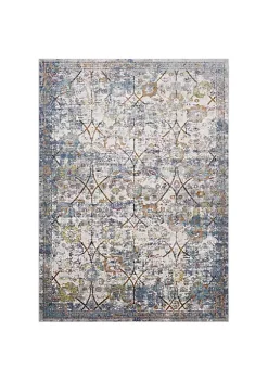 Discount 🛒 Modway Minu Distressed Floral Lattice 8x10 Area Rug 🔥 -Franco Sarto Sales Belk 2261