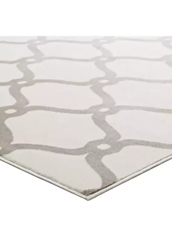 Best Sale 🎉 Modway Beltara Chain Link Transitional Trellis 8x10 Area Rug ⌛ -Franco Sarto Sales Belk 2275