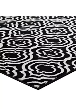 Best Pirce 🔥 Modway Frame Transitional Moroccan Trellis 8x10 Area Rug ❤️ -Franco Sarto Sales Belk 2295