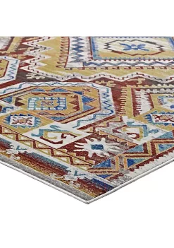 Deals 🔥 Modway Florita Distressed Southwestern Aztec 5x8 Area Rug ❤️ -Franco Sarto Sales Belk 2350