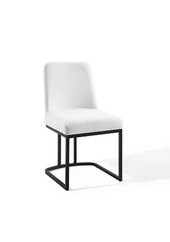Flash Sale 🌟 Modway Amplify Sled Base Upholstered Fabric Dining Side Chair - Black White EEI-3811-BLK-WHI 😍 -Franco Sarto Sales Belk 2361