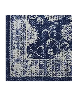Flash Sale ⭐ Modway Kazia Distressed Floral Lattice 5x8 Area Rug 🎁 -Franco Sarto Sales Belk 2380