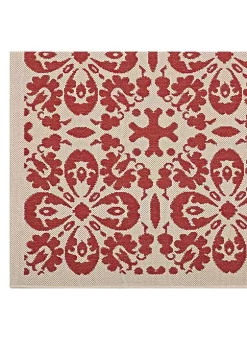 Flash Sale 🔥 Modway Ariana Vintage Floral Trellis 8x10 Indoor and Outdoor Area Rug 😀 -Franco Sarto Sales Belk 2459