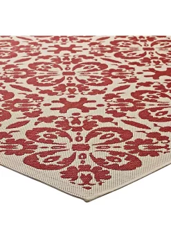 Flash Sale 🔥 Modway Ariana Vintage Floral Trellis 8x10 Indoor and Outdoor Area Rug 😀 -Franco Sarto Sales Belk 2460