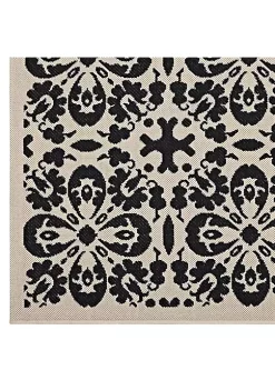 Promo 😍 Modway Ariana Vintage Floral Trellis 8x10 Indoor and Outdoor Area Rug 🤩 -Franco Sarto Sales Belk 2519
