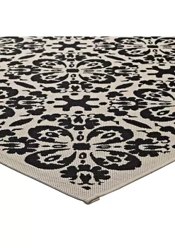 Promo 😍 Modway Ariana Vintage Floral Trellis 8x10 Indoor and Outdoor Area Rug 🤩 -Franco Sarto Sales Belk 2520