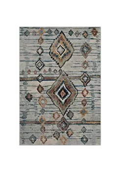 Hot Sale ๐ Modway Jenica Distressed Moroccan Tribal Abstract Diamond 5x8 Area Rug โ