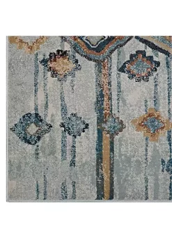 Hot Sale 🎁 Modway Jenica Distressed Moroccan Tribal Abstract Diamond 5x8 Area Rug ⌛ -Franco Sarto Sales Belk 2549