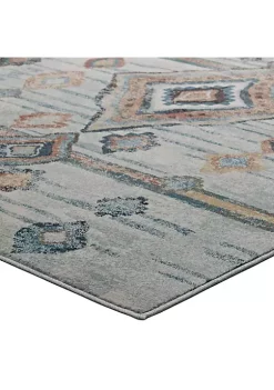 Hot Sale 🎁 Modway Jenica Distressed Moroccan Tribal Abstract Diamond 5x8 Area Rug ⌛ -Franco Sarto Sales Belk 2550