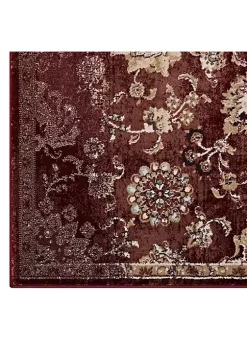Best reviews of 😍 Modway Cynara Distressed Floral PersianMedallion 5x8 Area Rug ❤️ -Franco Sarto Sales Belk 2554