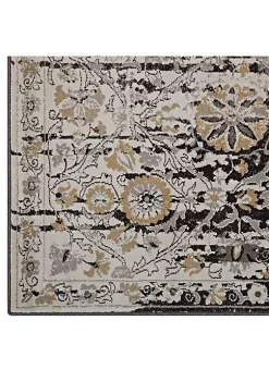 Cheapest 🌟 Modway Ganesa Distressed Diamond FloralLattice 5x8 Area Rug 🤩 -Franco Sarto Sales Belk 2574