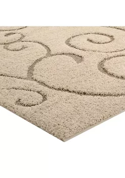 Buy 🎁 Modway Burgeon Scrolling Vine 5x8 Shag Area Rug 💯 -Franco Sarto Sales Belk 2599