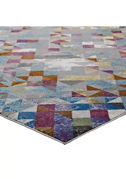 Deals 🎉 Modway Lavendula Triangle Mosaic 5x8 Area Rug 😉 -Franco Sarto Sales Belk 2620