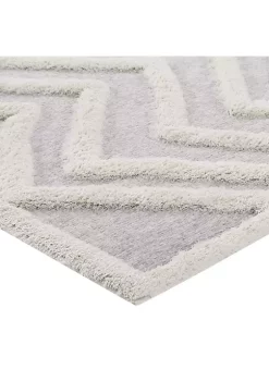 Cheapest 😀 Modway Pathway Abstract Chevron 5x8 Shag Area Rug 🧨 -Franco Sarto Sales Belk 2644