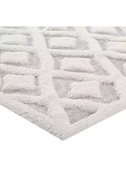 Buy 😉 Modway Morsel Abstract Diamond Lattice 5x8 Shag Area Rug 🔥 -Franco Sarto Sales Belk 2649