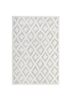 Buy 😉 Modway Morsel Abstract Diamond Lattice 5x8 Shag Area Rug 🔥 -Franco Sarto Sales Belk 2651
